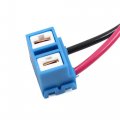 Uxcell 10 Pcs H7 Ceramic Wire Head Light Bulb Socket Harness Connector For Car Vehicle