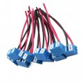 Uxcell 10 Pcs H7 Ceramic Wire Head Light Bulb Socket Harness Connector For Car Vehicle