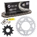 Niche Drive Sprocket Chain Combo For Polaris Scrambler 400 4x4 Front 11 Rear 36 Tooth 520v O-ring 84 Links
