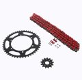 2005 2006 2007 2008 Fits Kawasaki Kx250 Red O Ring Chain Sprocket Black 13 47 116l