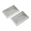 Dome Light Lenses Ford F-150 Heritage 2004 Pieces Clear Plastic Clip On Replacement For E9sz13783a 2 Mounting Holes 