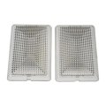 Dome Light Lenses Ford F-150 Heritage 2004 Pieces Clear Plastic Clip On Replacement For E9sz13783a 2 Mounting Holes