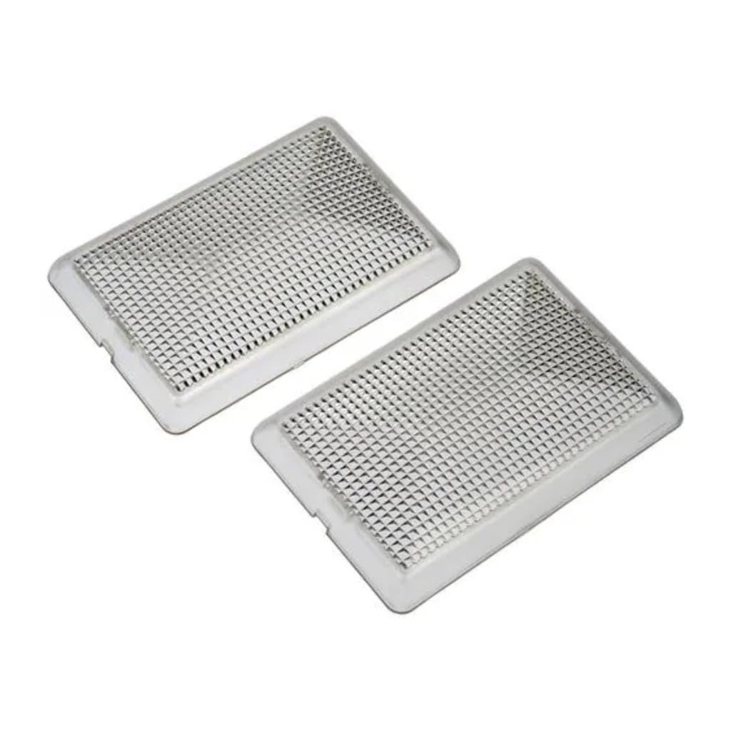 Dome Light Lenses Ford F-150 Heritage 2004 Pieces Clear Plastic Clip On Replacement For E9sz13783a 2 Mounting Holes