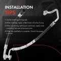 A-premium A C Suction And Discharge Hose Assembly Compatible With Jeep Compass 2017-2022 2 4l