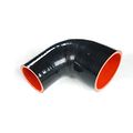 Godspeed Turbo Intercooler 3 To 4 Inch 90 Degree Reducer Silicone Hose Black Color 