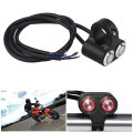 7 8inch 22mm Motorcycle Switch Handlebar Universal Motorbike On Off Gripes Brake Fog Headlight Handle Self-return Manual-return