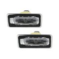 License Plate Light Assembly Pair For Toyota Corolla 2014 2015 2016 2017 2018 2019 Capa Certified Clear Lens With Bulbs 