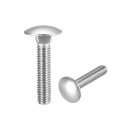 Carriage Bolts Neck Bolt Round Head Square 304 Stainless Steel M6x35mm 5pcs 
