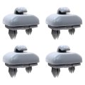 4pcs Gray Sun Visor Clip Holder 8e0857561 8e0857562a 8u0857562 8u0857562a Fits For Audi S4 Premium Plus Prestige 3 0l V6 Gas 