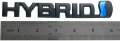 2pcs Hybrid Metal 3d Logo Letters Emblem Badge Car Side Mudguard Rear Trunk Decals Suitable For Chevrolet Nissan Etc