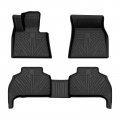 T Tgbros Floor Mats Custom Fit For 2019-2023 Bmw X5 Accessories All Weather Protection Tpe 2 Rows Liners Set Non-slip Black 