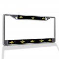 Metal Insert License Plate Frame Master Airman Wings Symbol Weatherproof Car Accessories Chrome 2 Holes Solid 