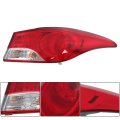 Tail Lamp Light Replacement For Hyundai Elantra 2011-2013 Red Lens Passenger Side Halogen Brake Outer 924023y000