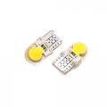 Uxcell 10pcs T10 Wedge W5w Yellow Led Bright Car Light Bulbs Interior Instrument Dashboard Lamps 192 168 Dc 12v