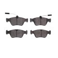 Front Brake Pads For Mercedes Benz Slk230 1998 2004 Low Metallic Friction 5000 Advanced Series 2 37 In Outer Pad Height 