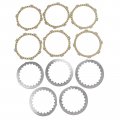 Topteng Clutch Plate Kit Disc Plates Steel Friction Fits For Yamaha Dt125 1987 Dt125lc Dt125l 1986-1987 Rd125lc 1986