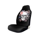 Foruidea Sugar Skull Flower Car Seat Covers Women Vehicle Protector Bucket Cover Fit For Cars Trucks Suvs And Vans