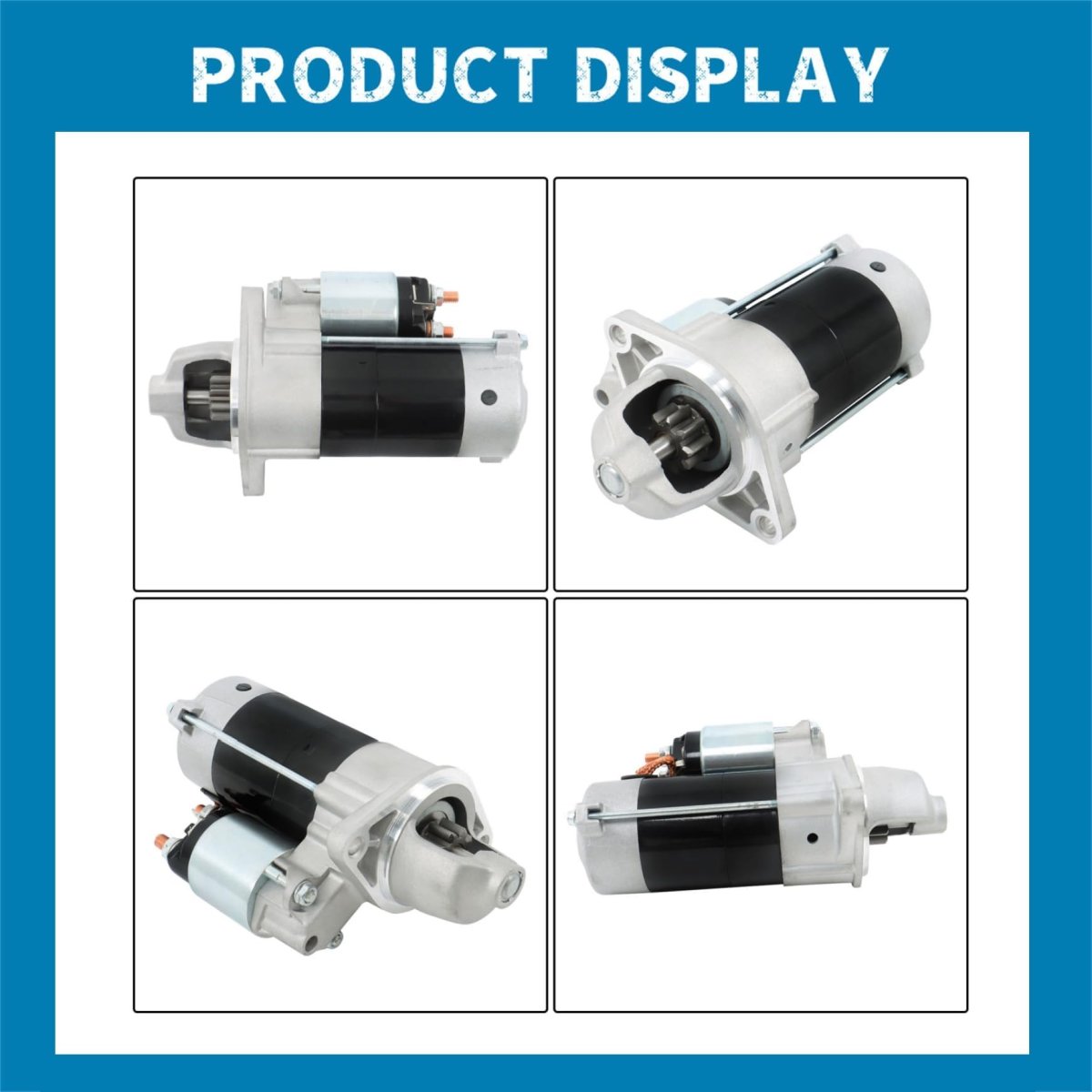 12v Starter Motor For Kubota D722 D782 Zd21 Zd18 Replacement 1g023-63010 1g023-63011 67980-31151 K3511-81410 228000-7480