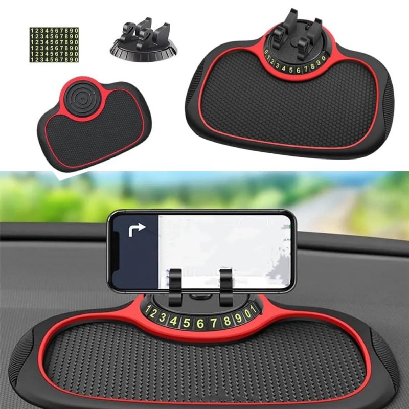 Multifunction Car Anti-slip Mat Auto Phone Holder Dashboard With In