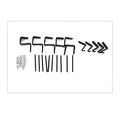 Zmautoparts Gmc Sierra 15 New Body Upper Rivet Stainless Mesh Grille Grill Logo Show