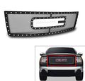 Zmautoparts Gmc Sierra 15 New Body Upper Rivet Stainless Mesh Grille Grill Logo Show