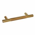 Ckp Brand 3485-3-1 2 In 89mm Knurled Steel Bar Pull Amber Gold 10 Pack 