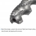 Uxcell Spiral Flute Taps 5 16-24 Unf 2b High Speed Steel Hss Uncoated Machine Thread Milling Threading Screw Tap 3 Flutes