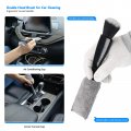 Ehdis Car Interior Detailing Kit Brush Set Car Duster Cleaning With 1200gsm Drying Microfiber Towel Scrubbing Sponge For