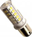Hqrp Ba15d Base 32led Marine Boat Bulb For 1076 1130 1176 1142 Replacement 6300-7000 Cool White 12-24v Dc Light