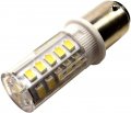 Hqrp Ba15d Base 32led Marine Boat Bulb For 1076 1130 1176 1142 Replacement 6300-7000 Cool White 12-24v Dc Light