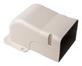 Speedichannel 4 In Wall Penetration Cover 5 X 7 5 Powder Coated With Stainless Steel Screws Model 230-wc4 