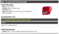 Marketplace Auto Parts Right Passenger Side Outer Tail Light Assembly Compatible With 2008-2017 Toyota Sequoia