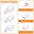 4pack Magnetic Touch Latches Push To Open Magnet Pressure Release For Closet Door White
