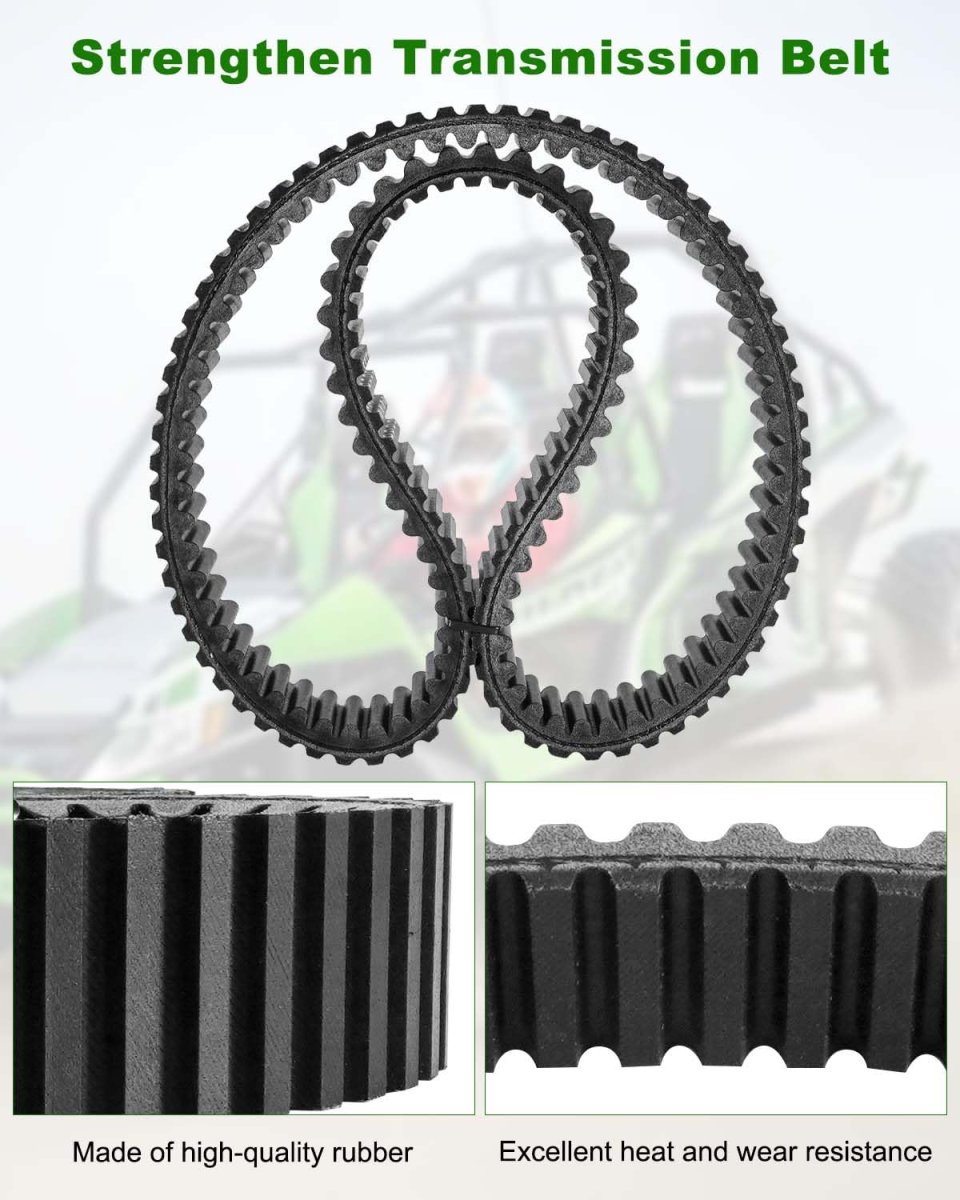 Drive Belt 0823-497 For Arctic Cat Wildcat Sport 2015-2018 Trail 2014-2020 Replace 28g3982 28c3982 28r3982 Xtx2272 1 9 32 In X