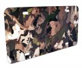 Woodland Camo Decorative License Plate