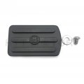 Httmt Gear Skull Large Brake Pedal Pad For H-d 12-17 Dyna Fld 86-17 Fl Softail Black 