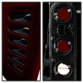 Acanii For 1999-2004 Jeep Grand Cherokee Red Smoke Rear Tail Lights Brake Lamps Left Right