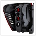 Acanii For 1999-2004 Jeep Grand Cherokee Red Smoke Rear Tail Lights Brake Lamps Left Right