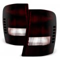 Acanii For 1999-2004 Jeep Grand Cherokee Red Smoke Rear Tail Lights Brake Lamps Left Right