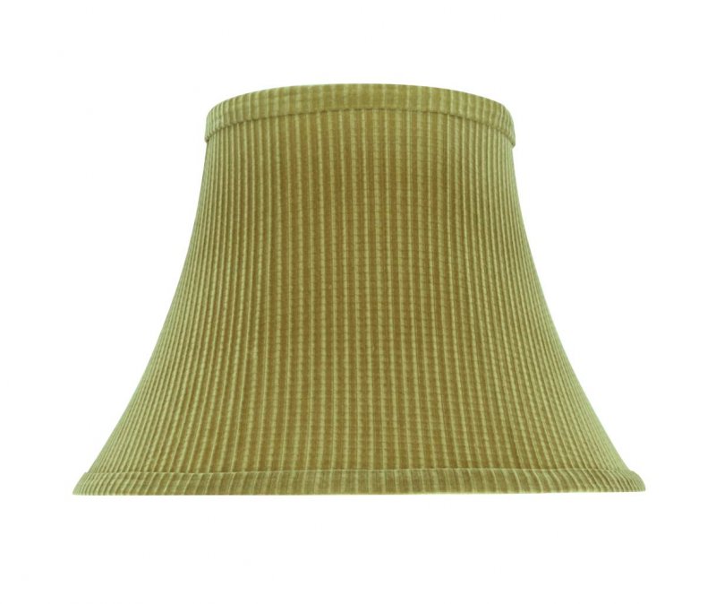 Aspen Creative Brown-green 70211-21 One Plug-in Swag Pendant Light Conversion Kit With Transitional Bell Fabric Lamp Shade 13