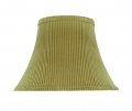 Aspen Creative Brown-green 70211-21 One Plug-in Swag Pendant Light Conversion Kit With Transitional Bell Fabric Lamp Shade 13