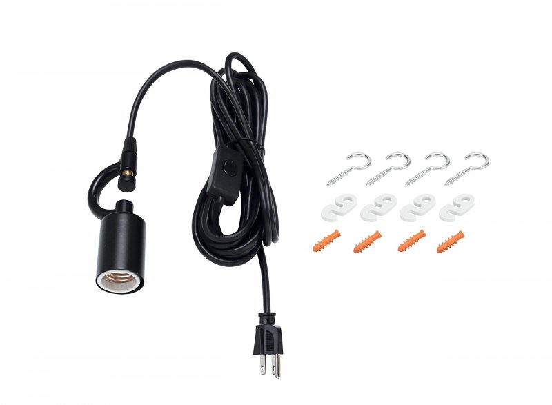 Aspen Creative Brown-green 70211-21 One Plug-in Swag Pendant Light Conversion Kit With Transitional Bell Fabric Lamp Shade 13
