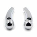 Httmt Chrome 7 8 22mm Aluminum Handlebar Clamp Riser Lift Universal Compatible With Atv Dirt Bike