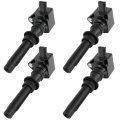 Set Of 4 Ignition Coils For Jaguar E Pace F Type Xe Xf 2 0l L4 Replaces Uf862 Uf-862 Jde38637 H4p312a366bb 