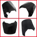 Motorcycle Dark Smoke Acrylic Glass Windshield W Mounting Accessories Kit Replacement For Kawasaki Vn 650 Vn650 Vulcan S N70 