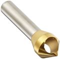 Keo 53513 Cobalt Steel Single-end Countersink Tin Coated 82 Degree Point Angle Round Shank 3 Diameter 5 8 Body 