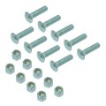 Russo Cutting Edge Bolt Kit For Boss Snow Plow Blade 1 2-13x2 Bax00034 