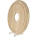 Ekena Millwork 16 Od X 3 7 8 Id P Carved Berkshire Ceiling Medallion Maple Fits Canopies Up To 5 1 4