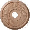 Ekena Millwork 16 Od X 3 7 8 Id P Carved Berkshire Ceiling Medallion Maple Fits Canopies Up To 5 1 4 