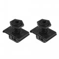2 Pcs Adjustable Hood Bumper Buffer No 55276482ab 68217759aa For Dodge Ram 2500 2003-2005 Jeep Compass 2009 